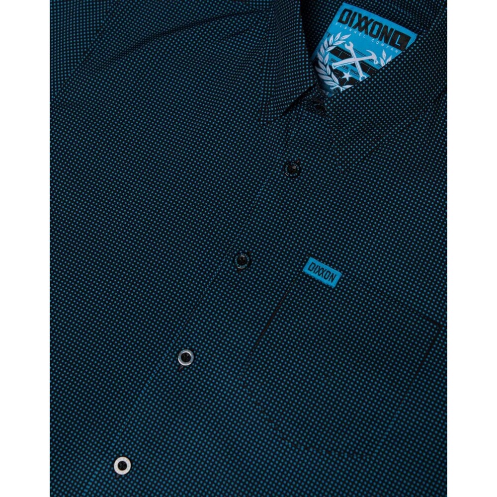 Dixxon Flannel Simple Mind Black &Tiffany Blue Sz XL Bamboo Lightweight Shirt